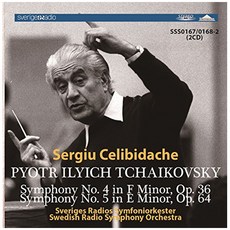 PETER ILYICH TCHAIKOVSKY - SYMPHONY NO4 & 5/ SERGIU CELIBIDACHE 첼리비다케:차이코프스키 교향곡 4 5번 일본수입반, 2CD