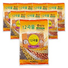 놀부명과 추억의 12곡물 쫀디기, 200g, 8개