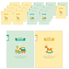 영아트 초등노트 영어 좁은칸, 랜덤 발송, 20개입