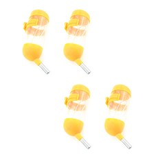 블럭마트 햄스터 기니피그 소동물 물통 80ml, 옐로우, 4개
