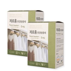 크린스타 제로홈 옷장방충제 시트로넬라 5p, 20g, 2개