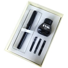미니띠네 미니제이드 만년필 잉크 리필 선물 세트, 0.38mm, B