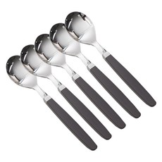 라온누리 픽미 컬러 베이직 아동 숟가락, 초코, 단품, 5개