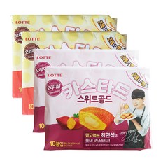 롯데제과 카스타드 모닝밀 210g x 2p + 스위트골드 210g x 2p, 1세트