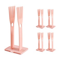 블럭마트 주방 다용도 고무장갑 건조대 건조선반, 핑크, 5세트 핑크, 5세트