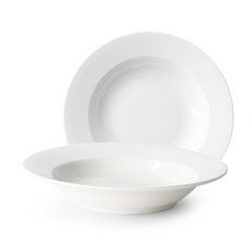 PRELUDE 義大利麵碗 26cm, 白色的, 2個