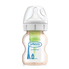 닥터브라운 와이드넥 옵션스 플러스 PESU젖병 150ml, 1단계, 혼합 색상