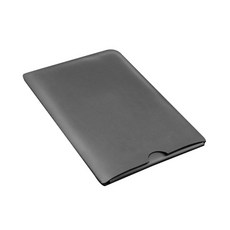 우수스 LG 그램 노트북 솔리드 컬러 미니멀 디자인 파우치, 다크그레이