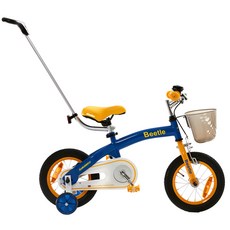 조코 비틀 12 유아동 체인 자전거 미조립, Blue + Yellow, 91cm