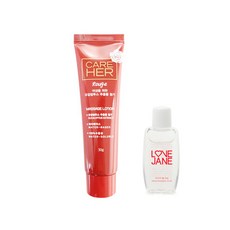 케어허 마사지 로션 루즈 유칼립투스 튜브형 30g + 러브제인 꼬마 바디 마사지 젤 캡용기형 20ml, 1세트