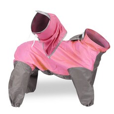 딩동펫 반려동물 올인원 우비, 핑크