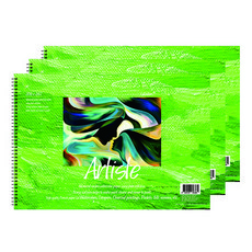 풀컬러즈 미술용 스케치북 200g x 3p, 15매, 8절, 3개입