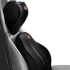 뉴에그 CarStory C1-1004 쿨젤 3D 자동차 쿠션세트, 블랙, 1개