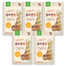 더내추럴 콜라겐 껌 강아지 간식 11cm 5p, 치킨, 150g, 5개