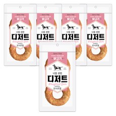 너를위한디저트 오래먹는 도너츠 개껌 100g, 닭고기, 5개