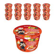 삼양 큰컵 쫄볶이 불닭 120g, 16개