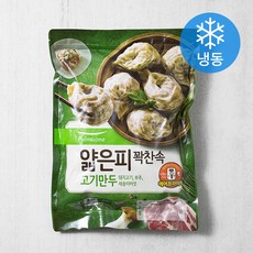 풀무원 얇은피 꽉찬속 고기만두 (냉동), 1kg, 1개
