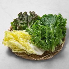 친환경 인증 국내산 쌈모음, 400g, 1봉