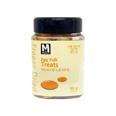 마도로스펫 반려동물 간식 80g, 노른자트릿, 1개