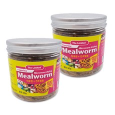 리미티드 건조밀웜 소동물 영양제, 50g, 2개