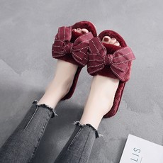 실내리본슬리퍼
