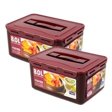 락앤락 뉴김치통 와인 HPI884WS2, 8L, 2개