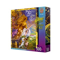 마스터피스 바람을 따라서 야광 퍼즐 MP31119, 500피스, 혼합 색상