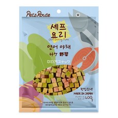 펫츠루트 셰프요리 연어 야채 반려견 간식, 연어 + 야채 혼합맛, 1개