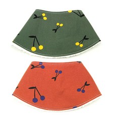 유아동용 다크체리 스노우빕 2종