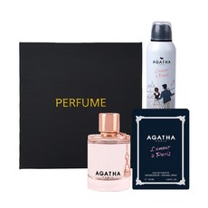 아가타 라 무르 파리 EDT 50ml + 아가타 라 무르 파리 데오드란트 200ml 세트, 1세트