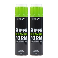 차싹 슈퍼클리닝폼 실내세차 세정제, 655ml, 2개