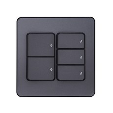 디아트 스위치 단로 5구 매트그레이, 1개
