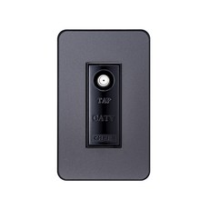 제일전기 디아트플러스 메탈그레이 CATV3방, 1개