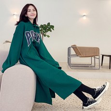 파리스 기모 후드 원피스