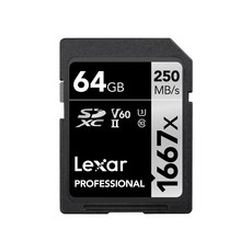 렉사 SDXC 1667배속 UHS-2 카드, 64GB