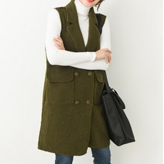 엄짱 임부복 리셈브 덤블 카라 롱베스트