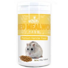 모스트펫 건조 밀웜 햄스터 간식, 1L, 1개