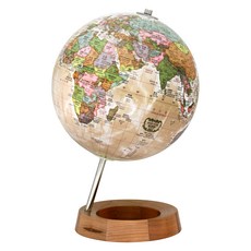 EARTH STORY 21cm 地球甜甜圈底座 Hanyeong, 棕色的