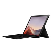 마이크로소프트 서피스 프로7 매트 블랙 노트북 VAT-00023 (10세대 i7-1065G7 31.2cm WIN10) 지문인식 블랙 타입커버 세트, 윈도우 포함, 512GB, 16GB