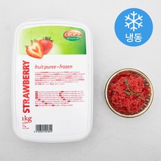크롭스 냉동퓨레 딸기 (냉동), 1kg, 1개