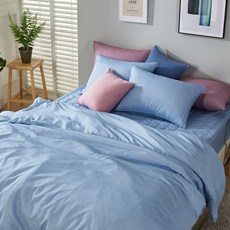 하늘색이불