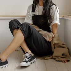 시크릿라벨 코튼 포켓 포인트 점프수트
