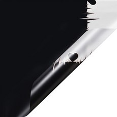 에스피글로벌 클리어 라인 I LOVE YOU 플라워 포장지, 블랙, 20개