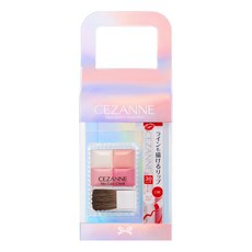 세잔느 믹스컬러 치크 01 핑크 + 라이 앤 립 랜덤 발송, 1세트