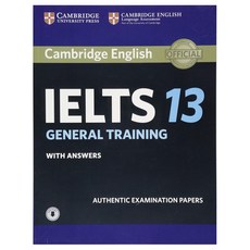 IELTS 13 General Training with AK + Audio CD, cambridge - 캠브리지cdp