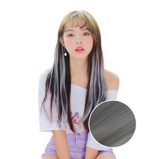 가발매니아 블리치 헤어 피스, 그레이, 5피스