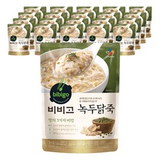 비비고 녹두닭죽, 450g, 21개