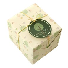 디비디디자인 랩핑 페이퍼 세트, Little Forest, 5세트
