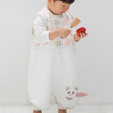 밤부베베 아동용 순한대나무 오물조물 수면조끼