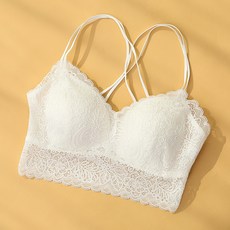 마켓에이 롱레이스 크로스라인 브라렛
